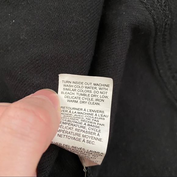 Button Front Skirt from Garage - Black - XS - Picture 6 of 6